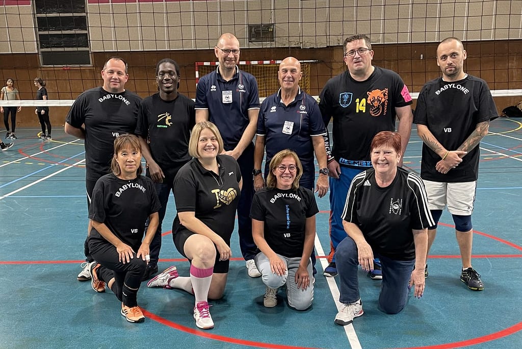 Les encadrants du volley ball