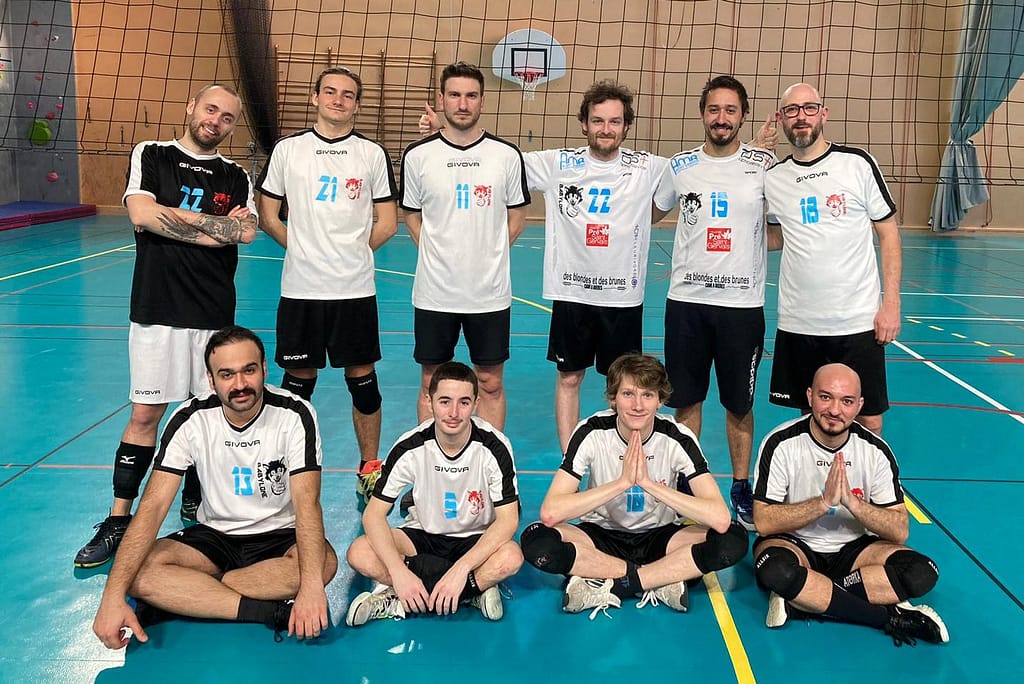 l'équipe de volley-ball 93