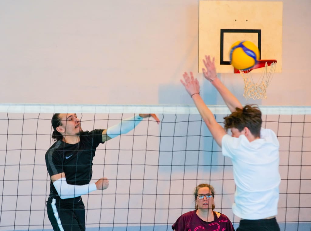 attaque volley