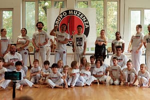 La capoeira en déplacement en Allemagne dans le cadre d'un échange