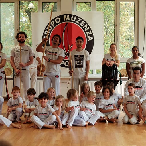 La capoeira en déplacement en Allemagne dans le cadre d'un échange