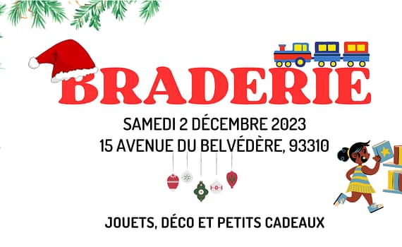 Braderie et expo-vente samedi 2 décembre 2023 au Pré Saint-Gervais