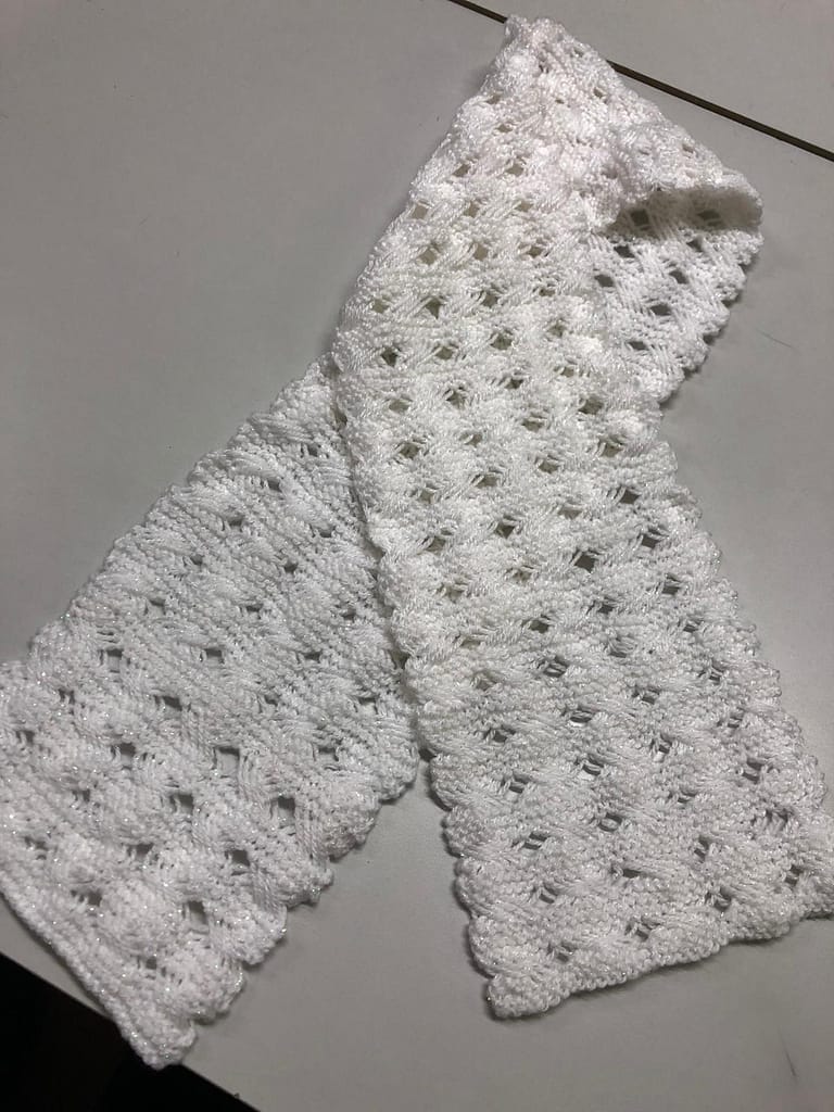 écharpe réalisée par Emmanuelle