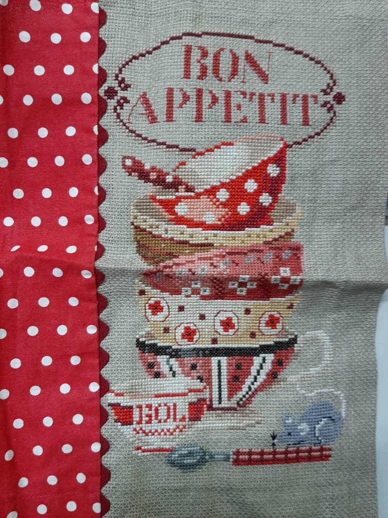 ouvrage au point de croix réalisé par Sylvie 