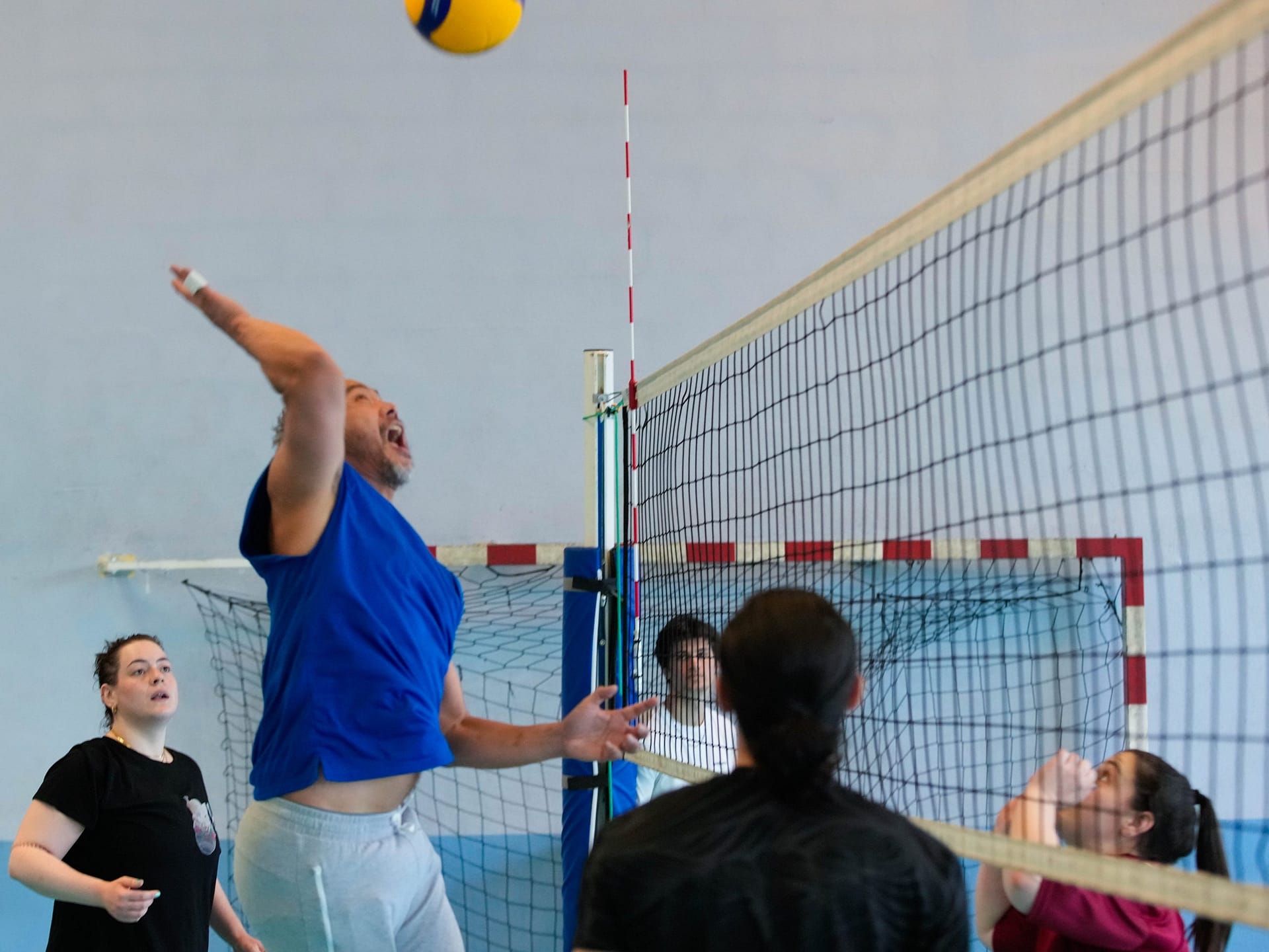 attaque volley